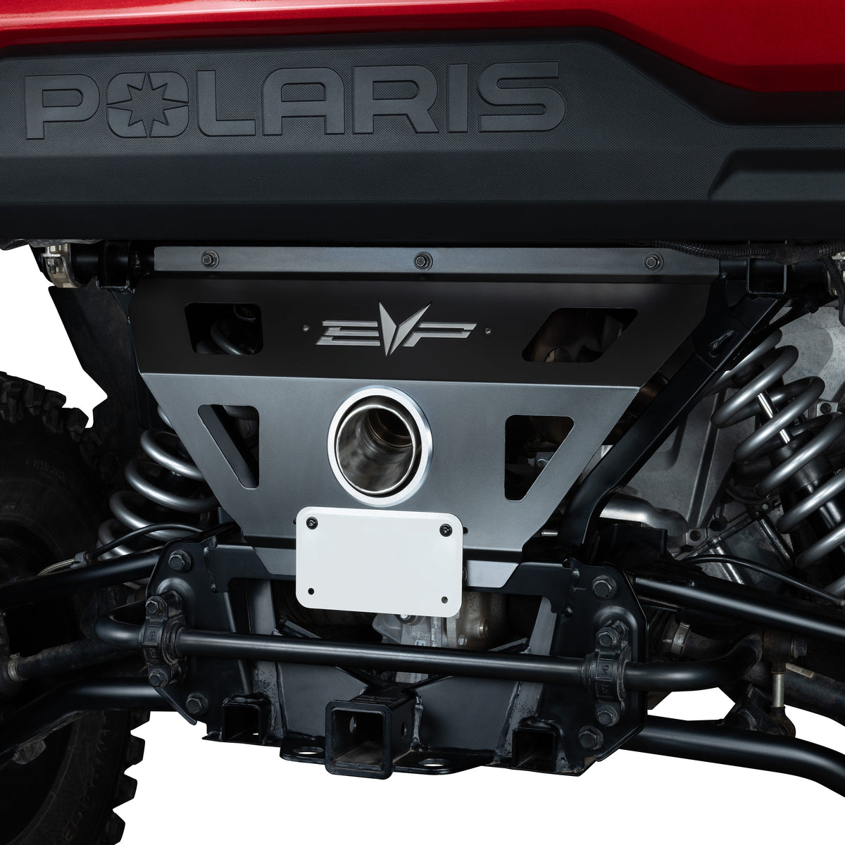 Evolution Powersports - Exhaust - EVP Center Exit Muffler With Rear Fascia for Ranger 1500