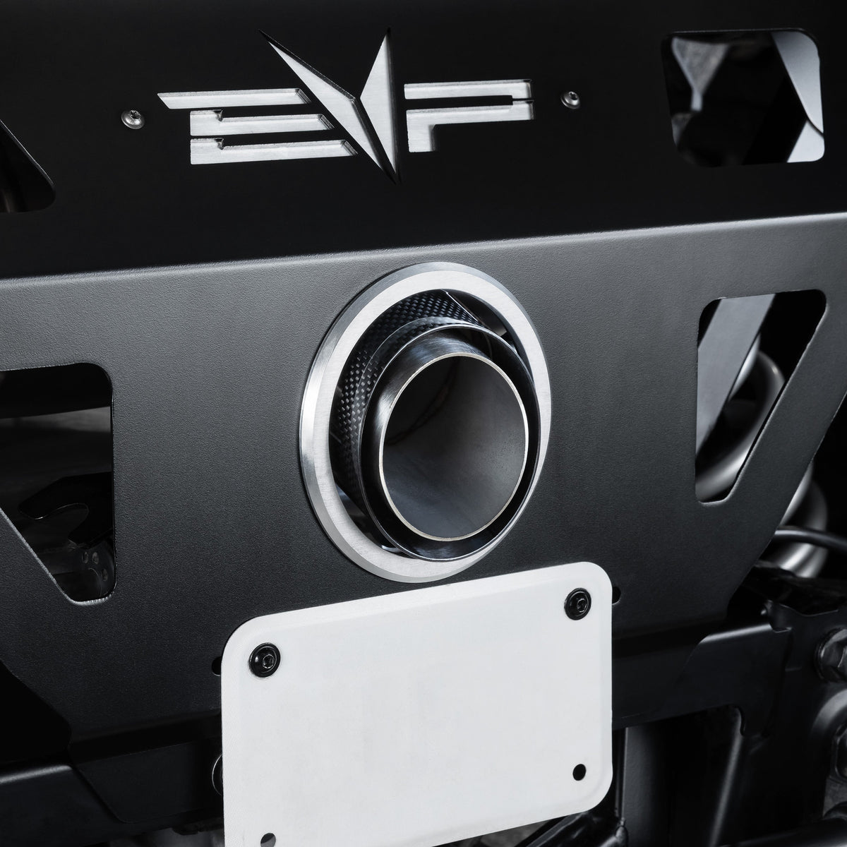 Evolution Powersports - Exhaust - EVP Center Exit Muffler With Rear Fascia for Ranger 1500