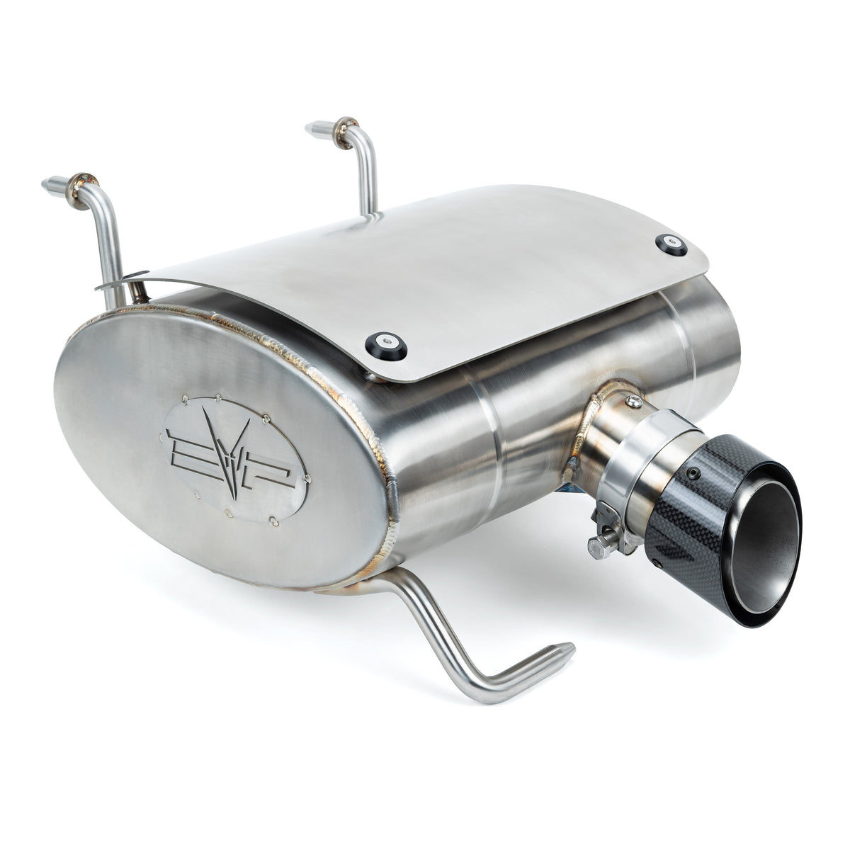 Evolution Powersports - Exhaust - EVP Center Exit Muffler With Rear Fascia for Ranger 1500