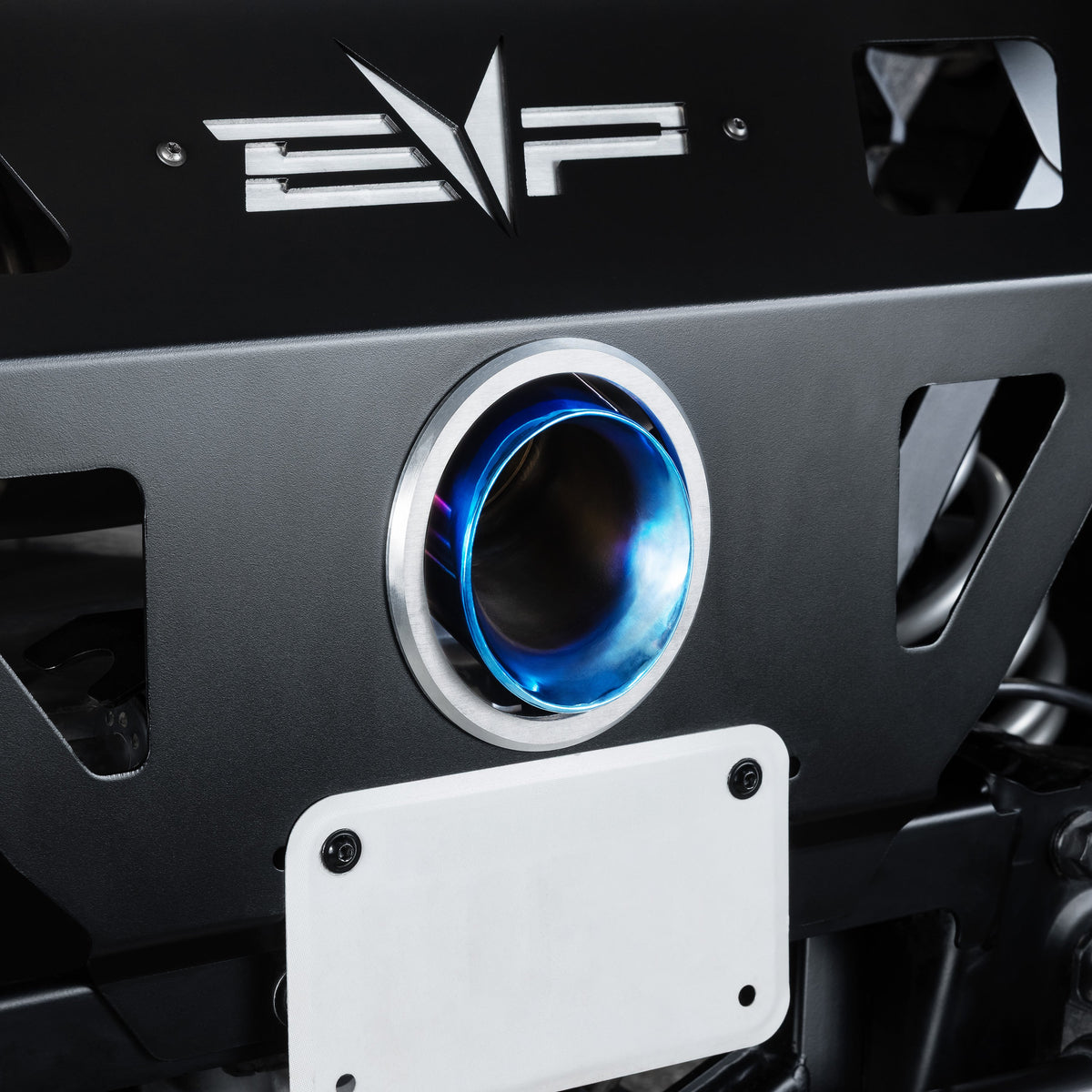 Evolution Powersports - Exhaust - EVP Center Exit Muffler With Rear Fascia for Ranger 1500
