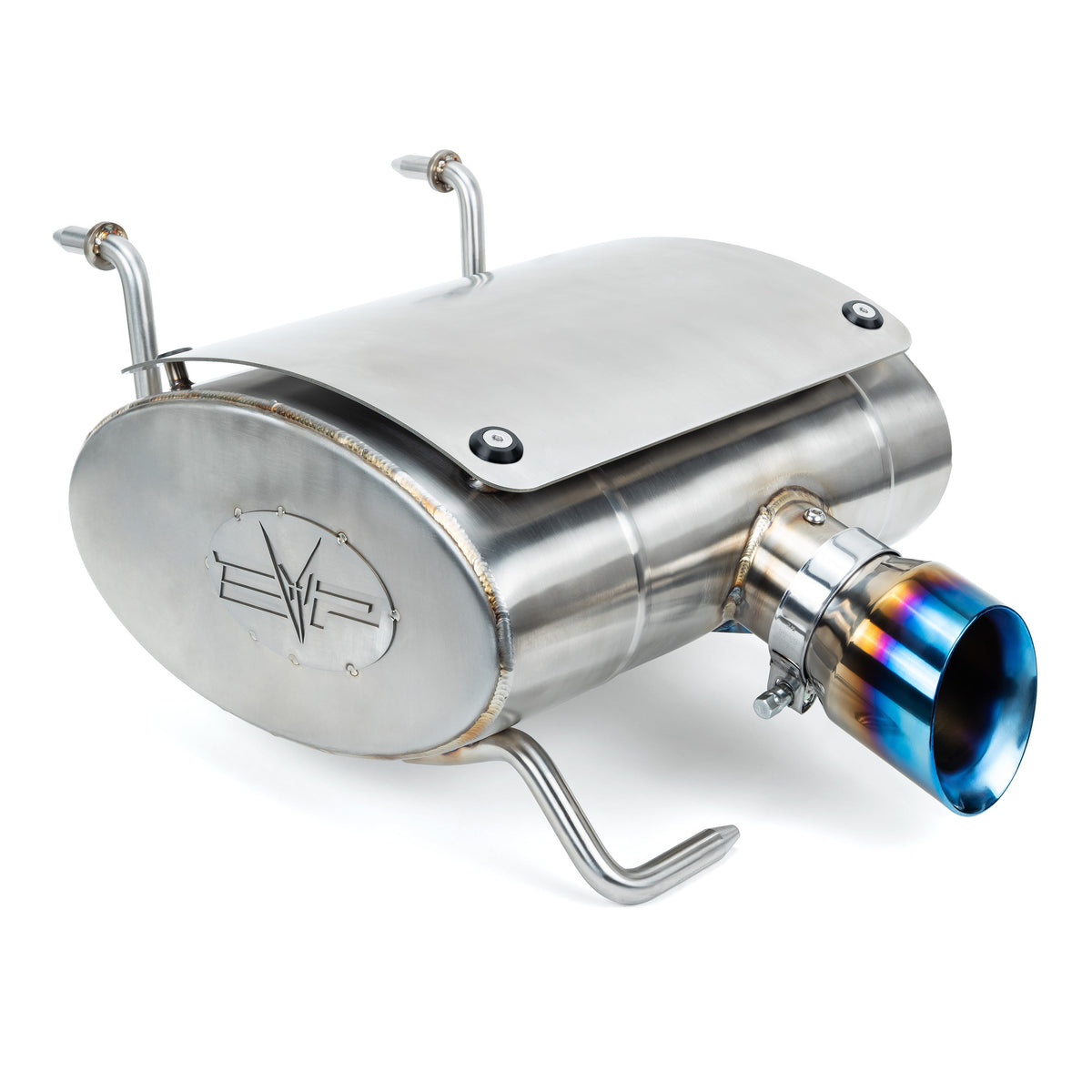 Evolution Powersports - Exhaust - EVP Center Exit Muffler With Rear Fascia for Ranger 1500