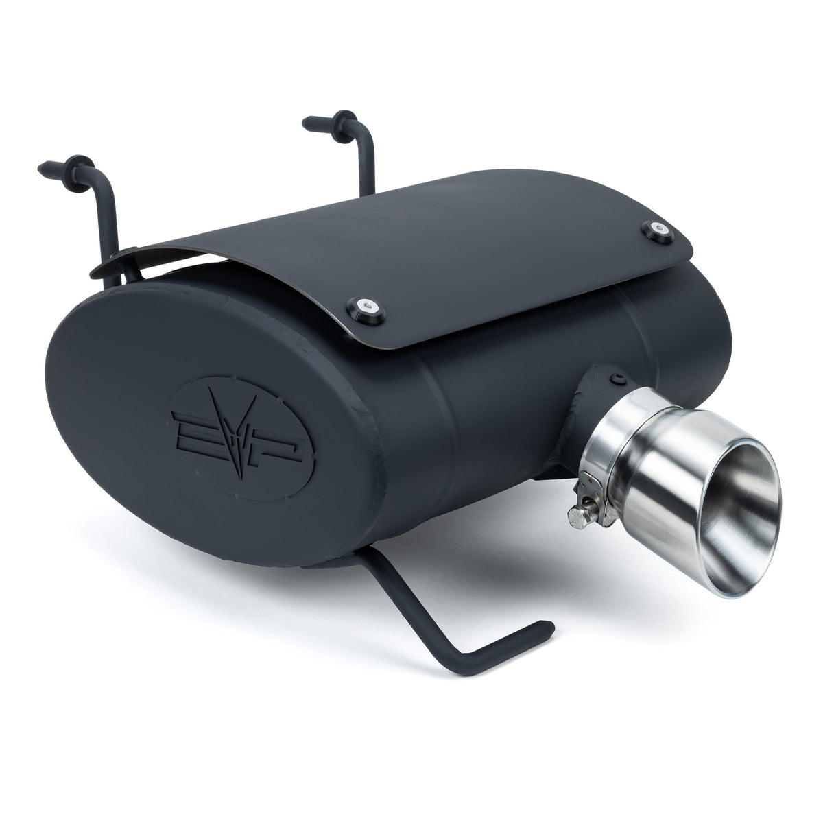 Evolution Powersports - Exhaust - EVP Center Exit Muffler With Rear Fascia for Ranger 1500