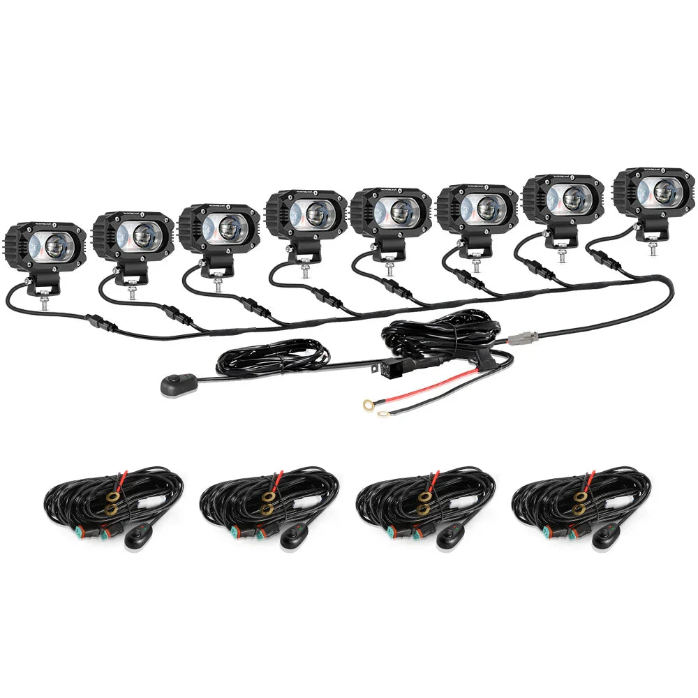 R4 Series | 4 Inch 60W Spot Beam LED Pods Light White Driving Light