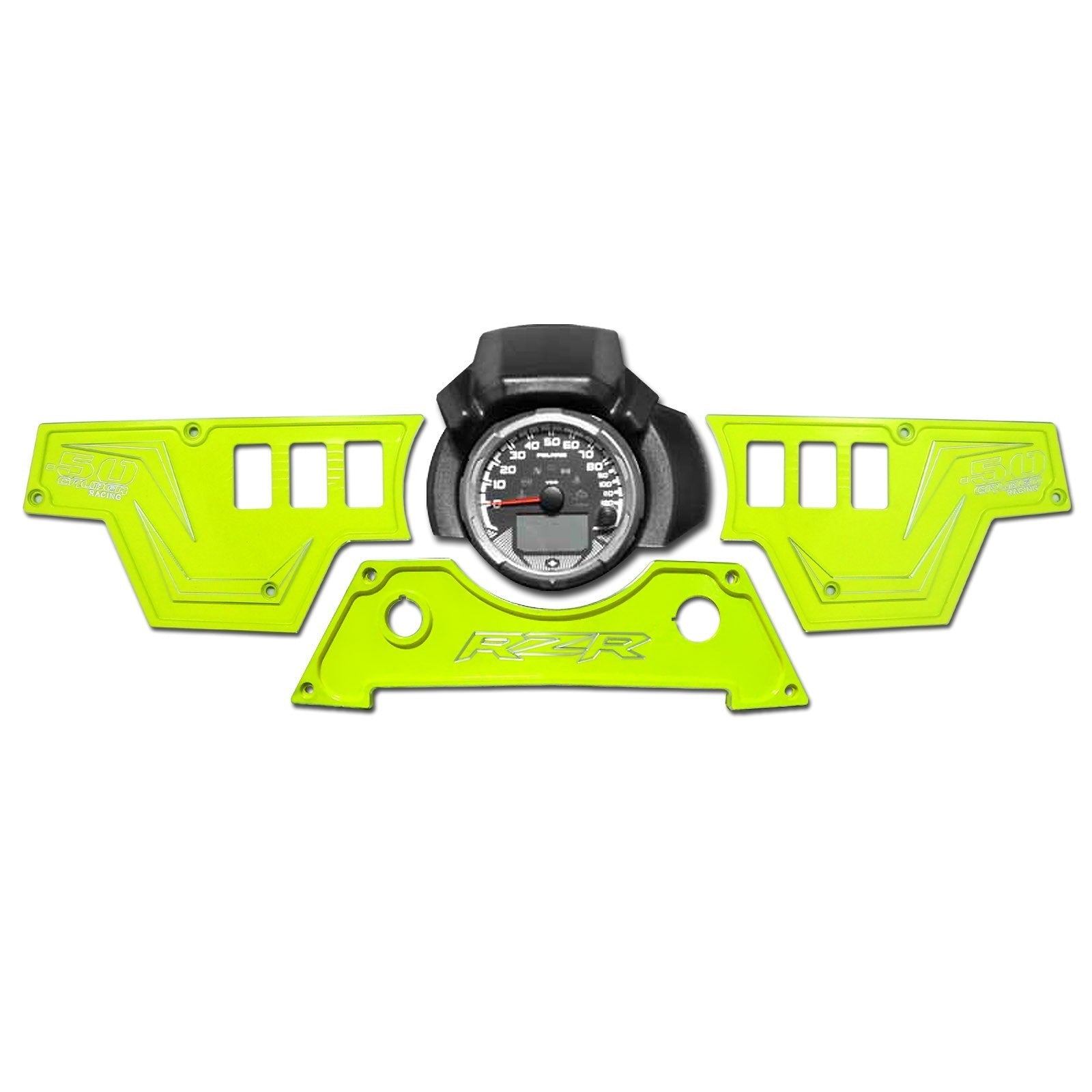XP1000 3 piece Dash Panel (ONLY) Lime Squeeze