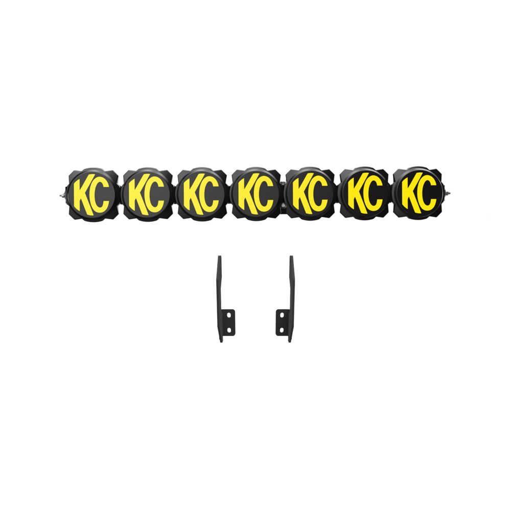 Gravity® LED Pro6 - 7-Light Bar Kit - Front Bumper - GEN3 2011-2016 Ford Super Duty - # 91344