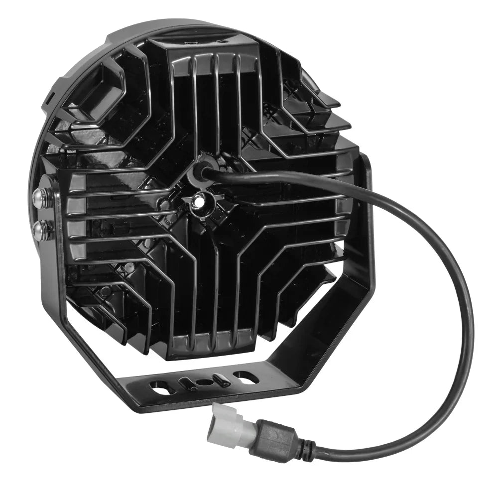 V-ULTRA Series | 9 Inch 300W LED Side Shooter White Driving Lights with Amber DRL