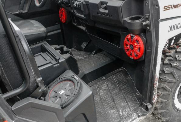 Polaris Ranger XP1000 2018 and up Weather Proof Amplified Underseat Subwoofer