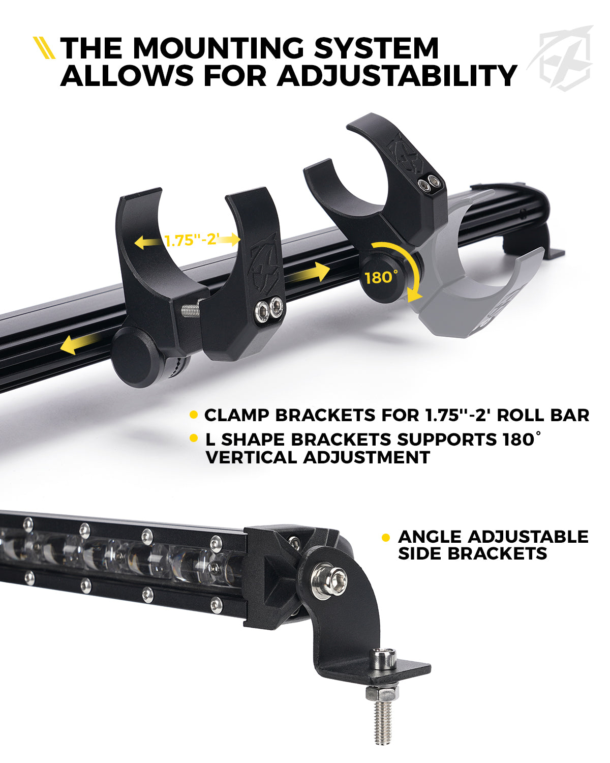 Xprite Rear Chase Light Bar – Off-Road Brake, Reversefor UTV, RZR & Can-Am | SL Series