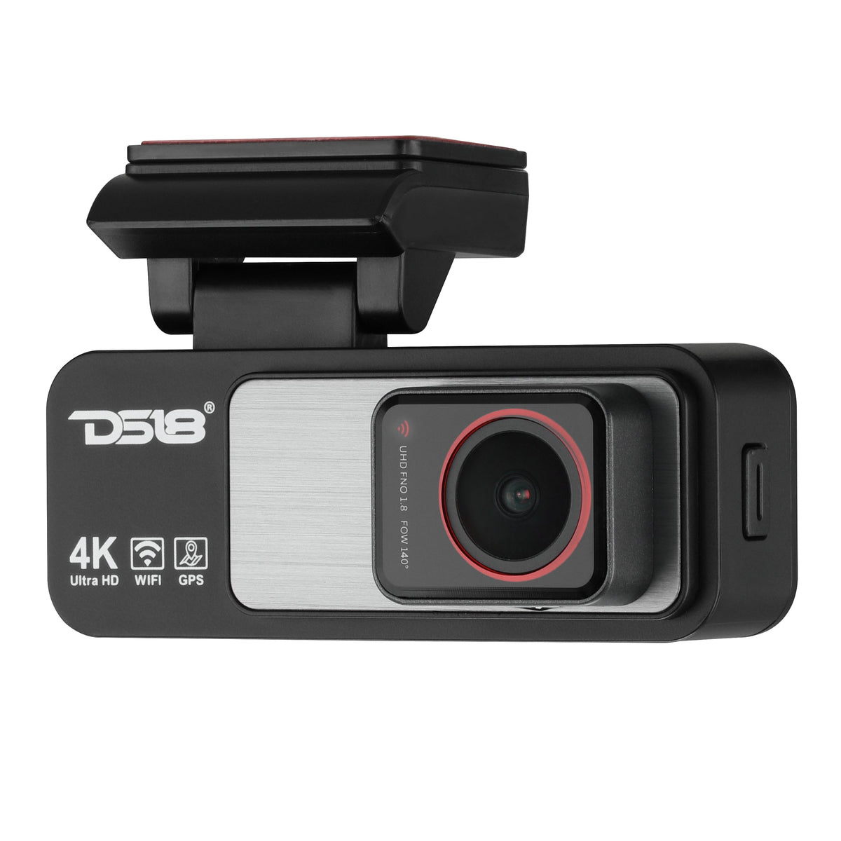 4K Dual Dash Camera with Wi-Fi, GPS, Parking Monitor, and 3.2” IPS Display (Front & Rear Cameras)