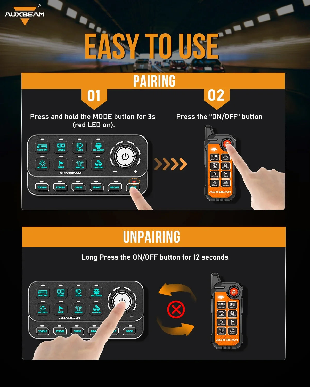 8 Gang Wireless Remote Control Only for KS-80 Knob Switch Panel