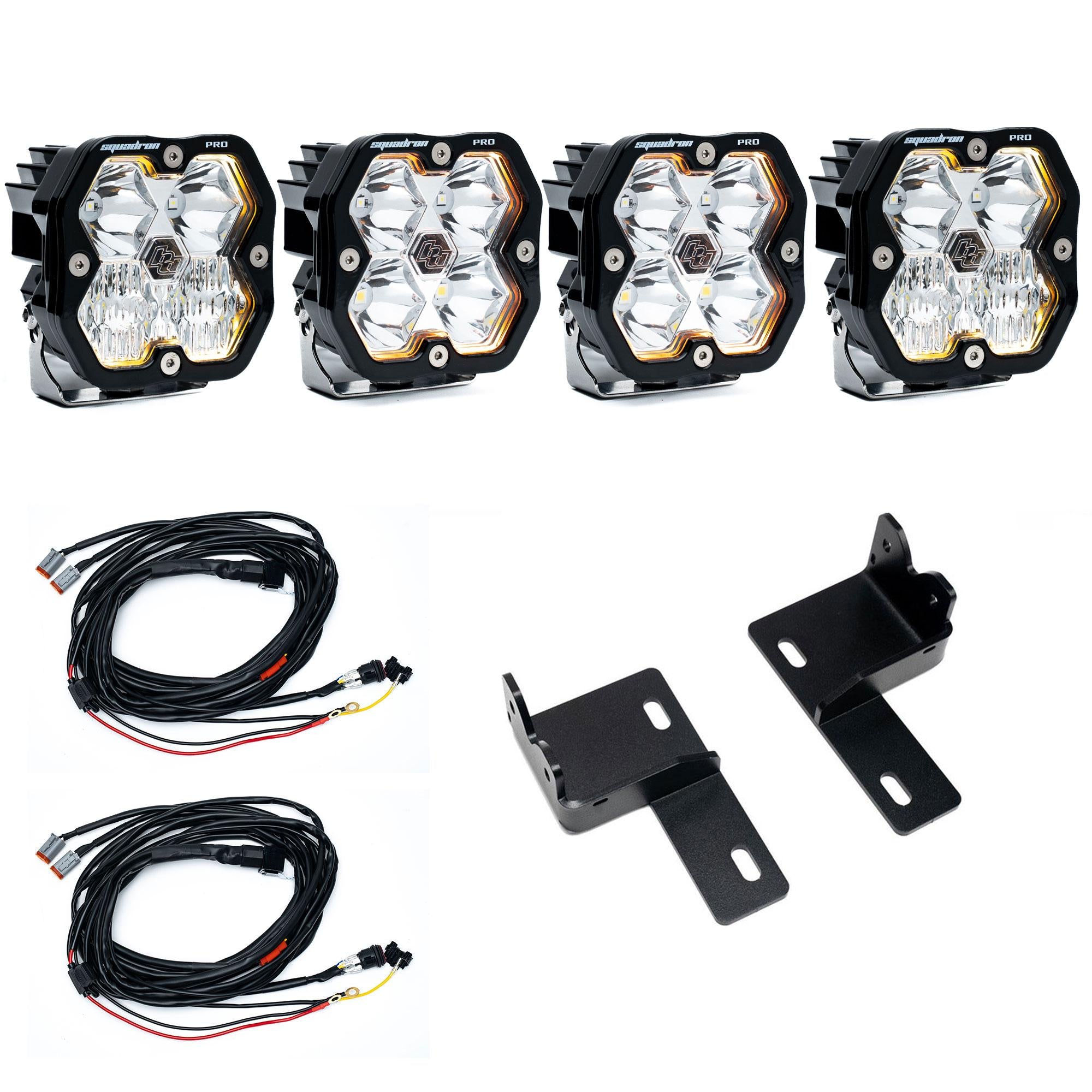 Squadron 2.0 Pro Behind-the-Grille Light Kit Toyota 2025-27 4Runner Clear Baja Designs