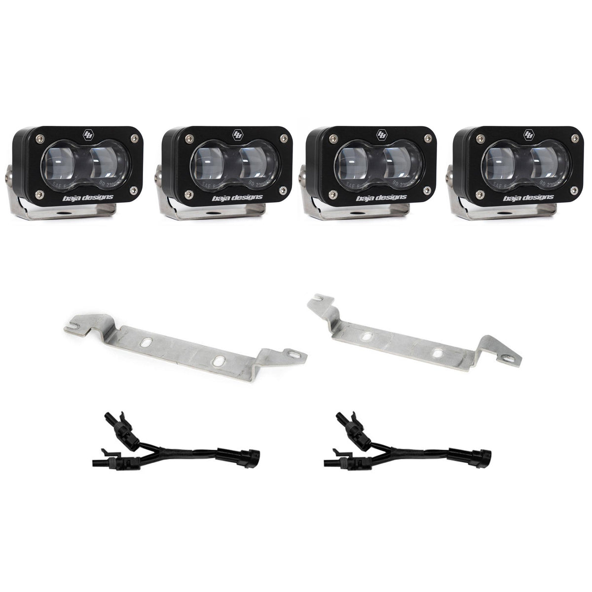 S2 SAE OEM Fog Light Replacement Kit 2025-On Toyota 4Runner Non-TRD Pro Clear Baja Designs