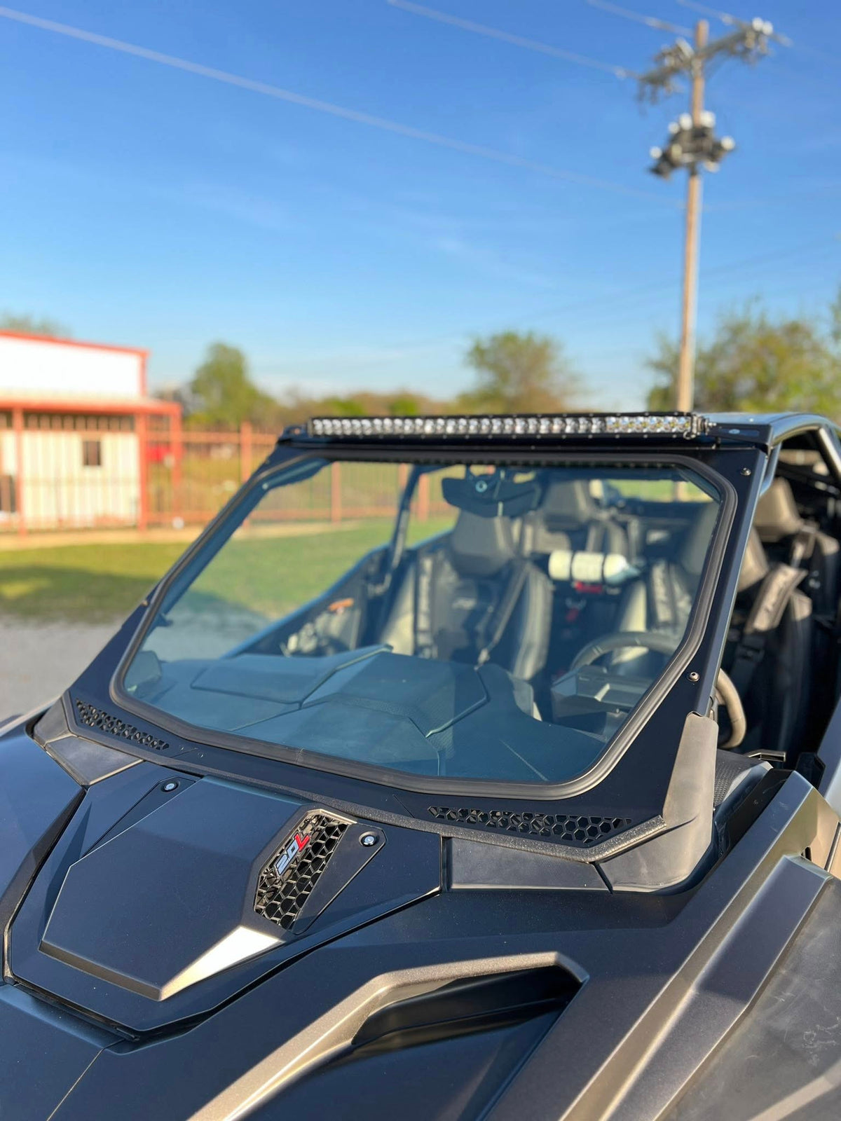 Moto Armor ABF Fabrication 2025+ Pro Series Full Glass Windshield