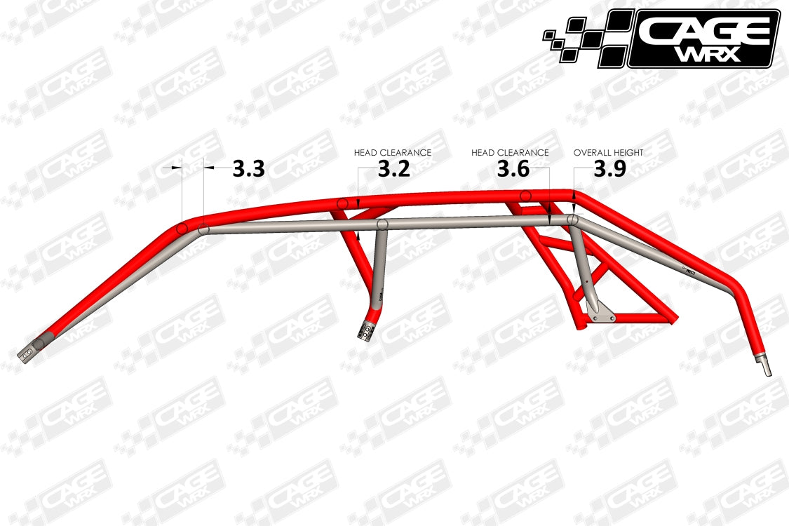 Polaris RZR Pro S4 / Turbo R4 Roll Cage KIT | "BAJA SPEC"