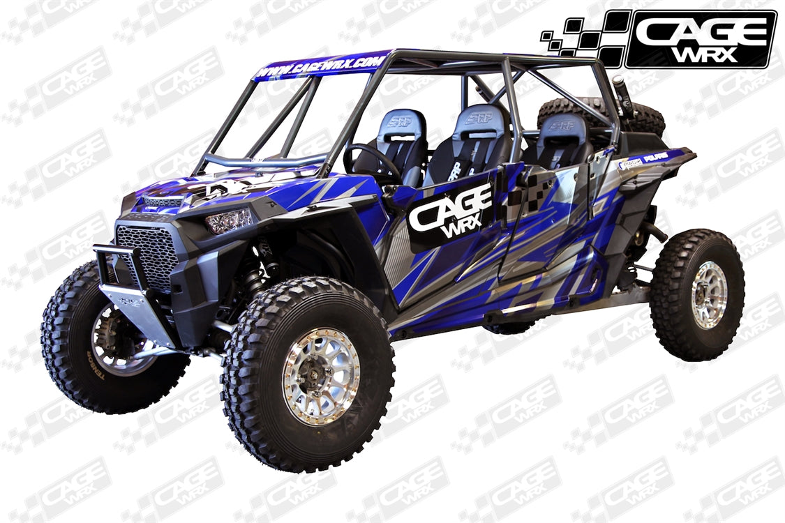 Polaris RZR XP4 / XP4 Turbo (2014-2018) Roll Cage | ASSEMBLED | "BAJA SPEC"
