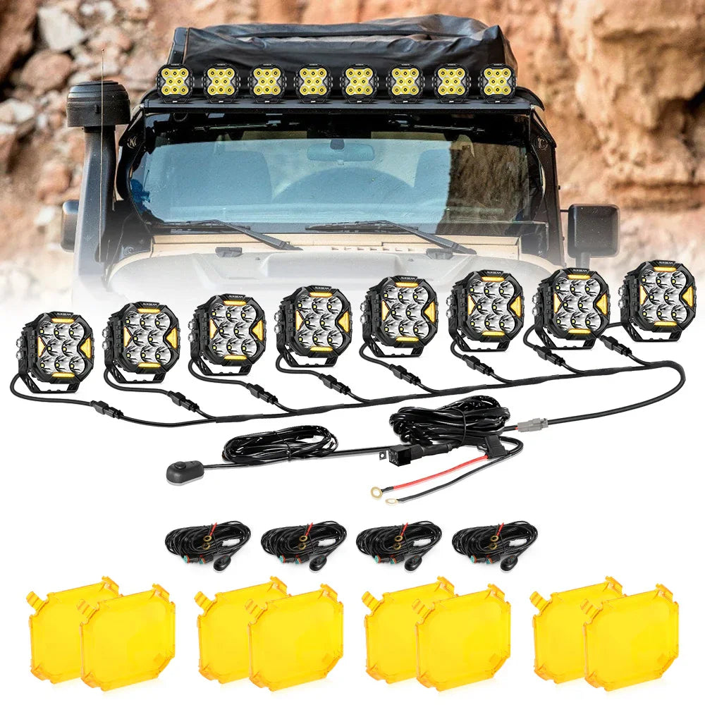 CUBE-Z Series 4 Inch Spot LED Pod Lights Off Road Lights