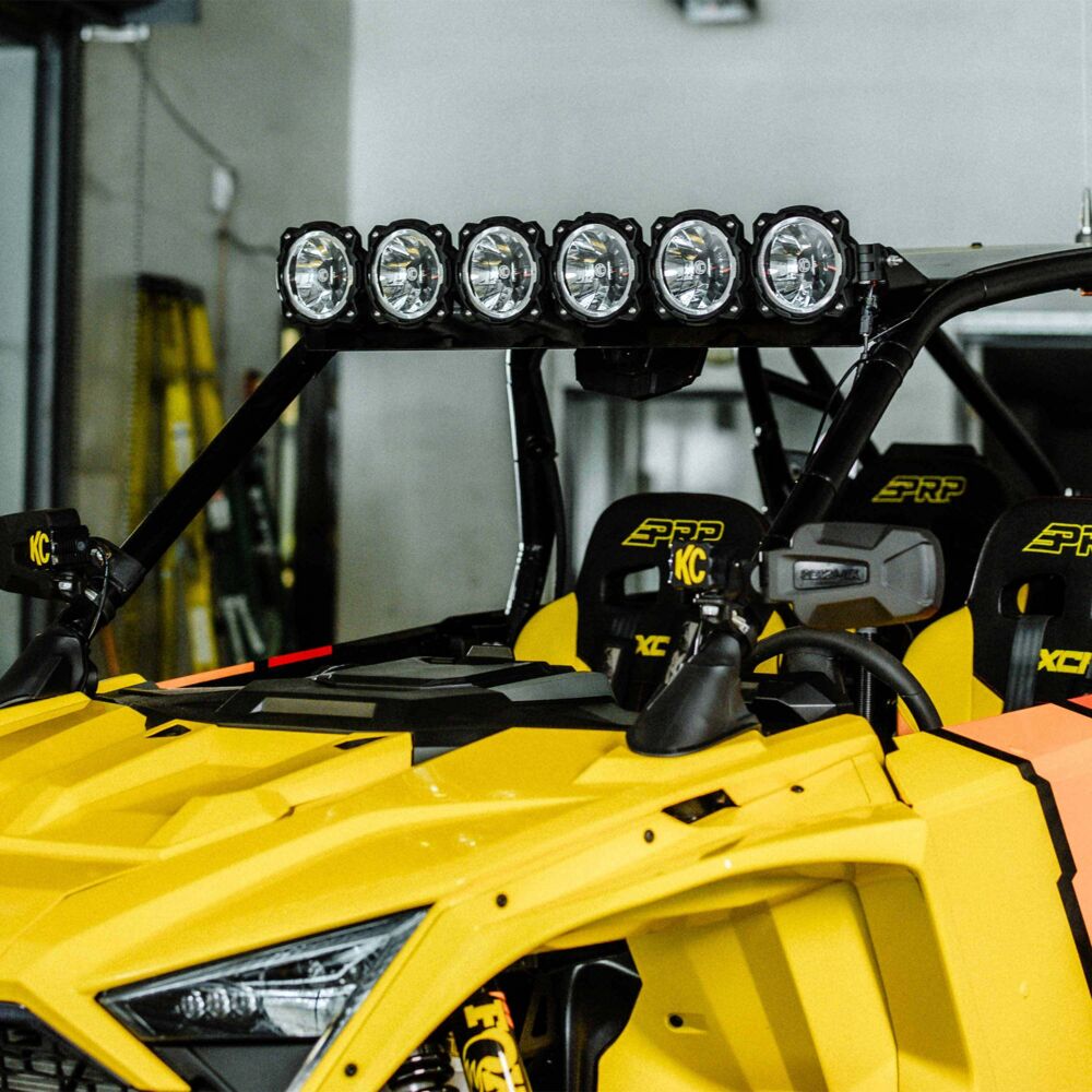 Polaris RZR Turbo R / Pro XP / Pro S Light Bar Kit - 39" Pro6 Gravity® LED - 6-Light - Light Bar System - 120W Combo Beam - # 91342