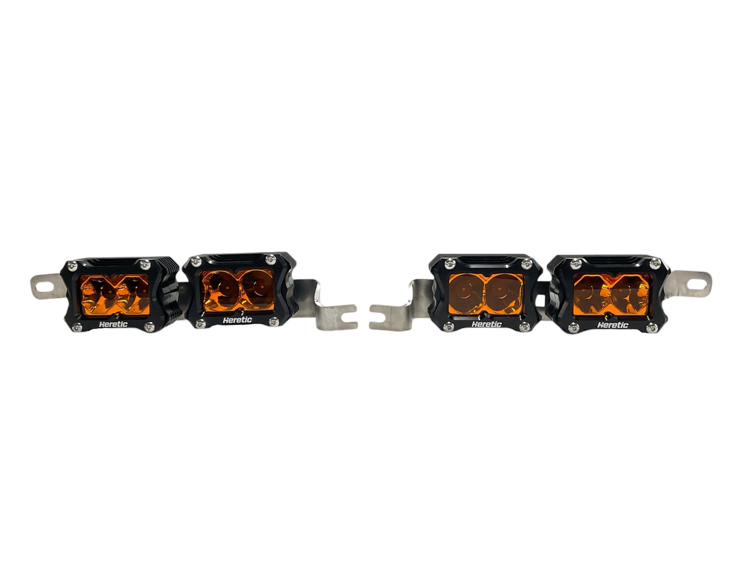 6th gen Toyota 4Runner (2025+) LED Fog Light Kit - Amber Lens (Low Power)