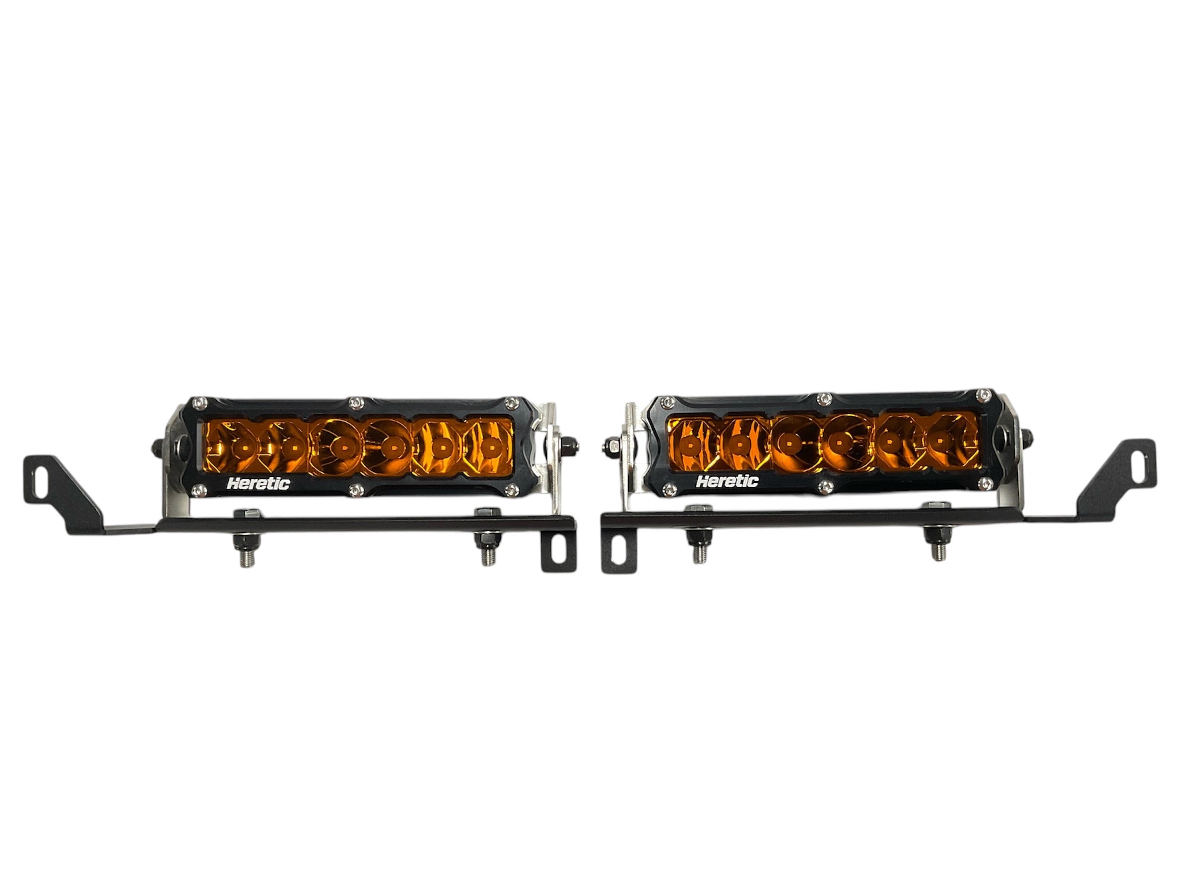 4th Gen Tacoma Behind the Grill Dual 6" Bar Kit - Amber Lens