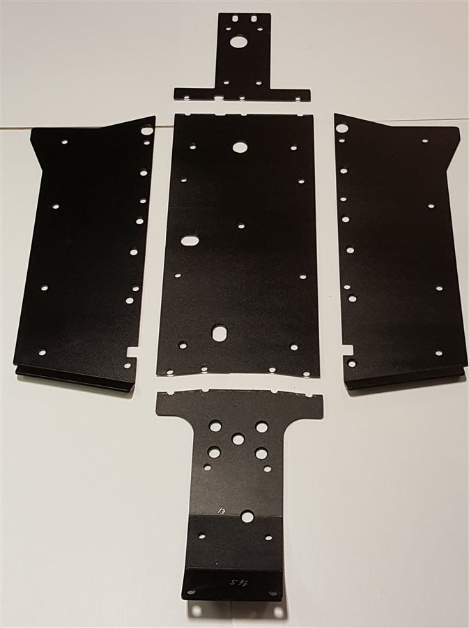 Trail Armor Yamaha Wolverine, Wolverine R-Spec, and Wolverine R-Spec EPS Full Skids with Slider Nerfs 2016 - 2018