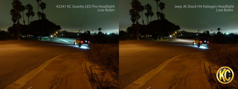 7" Gravity® LED Pro DOT Headlight - Driving Beam - Single - Universal / 07-18 Jeep JK - # 4234