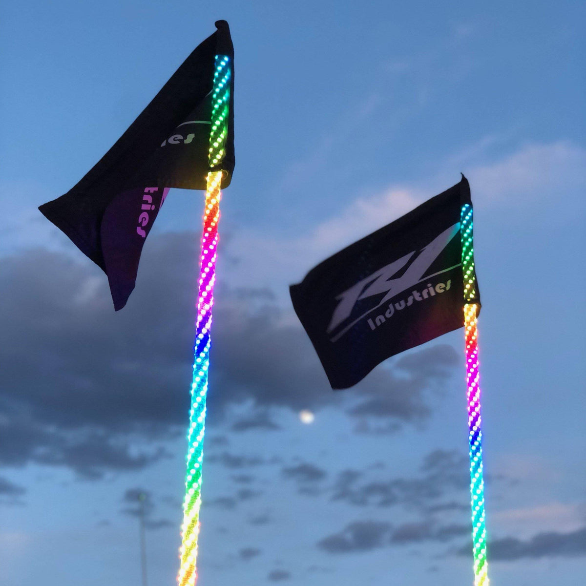 Pro Series RGBW LED Light Whips (Pair)