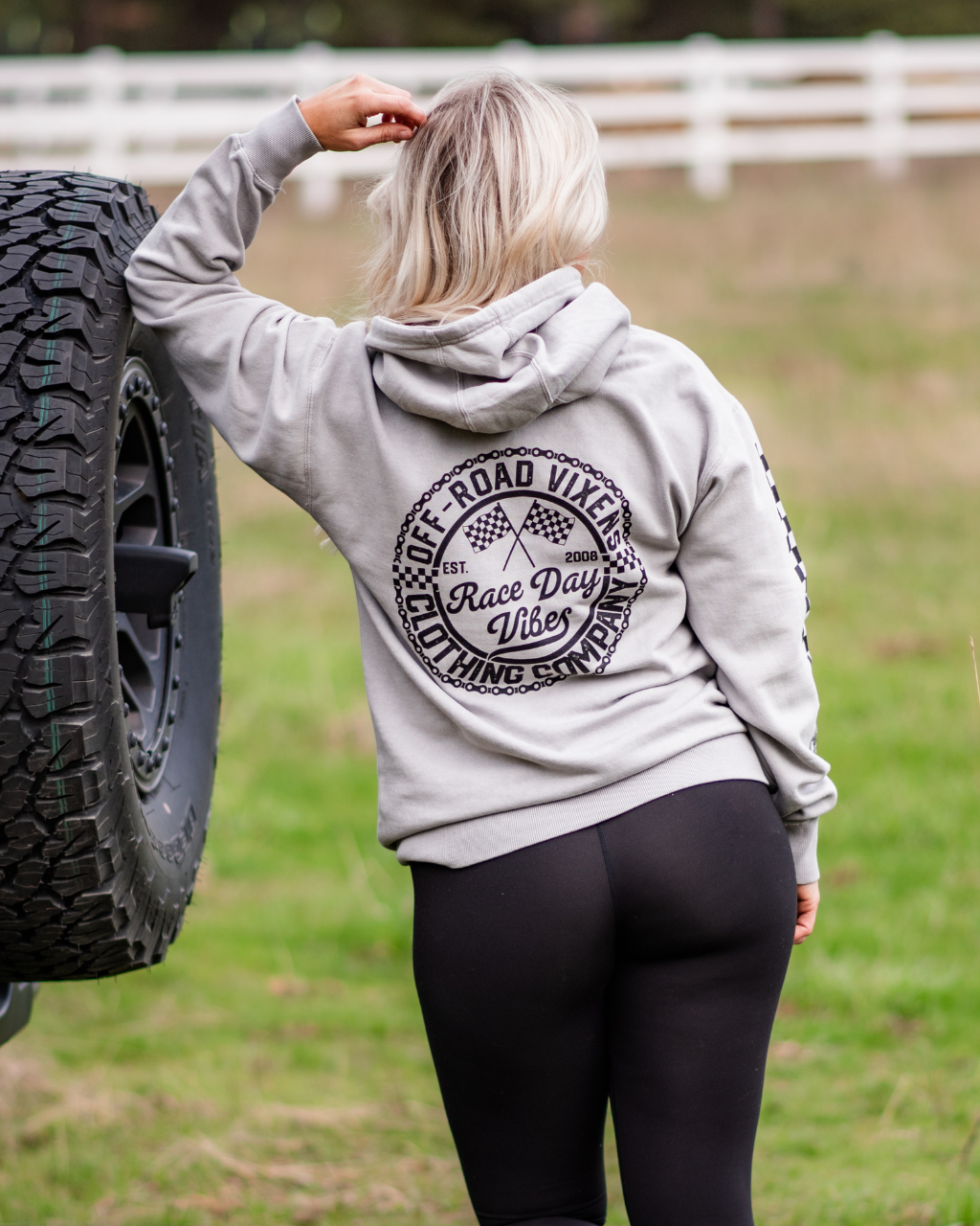 Race Day Vibes Unisex Pullover Hoodie