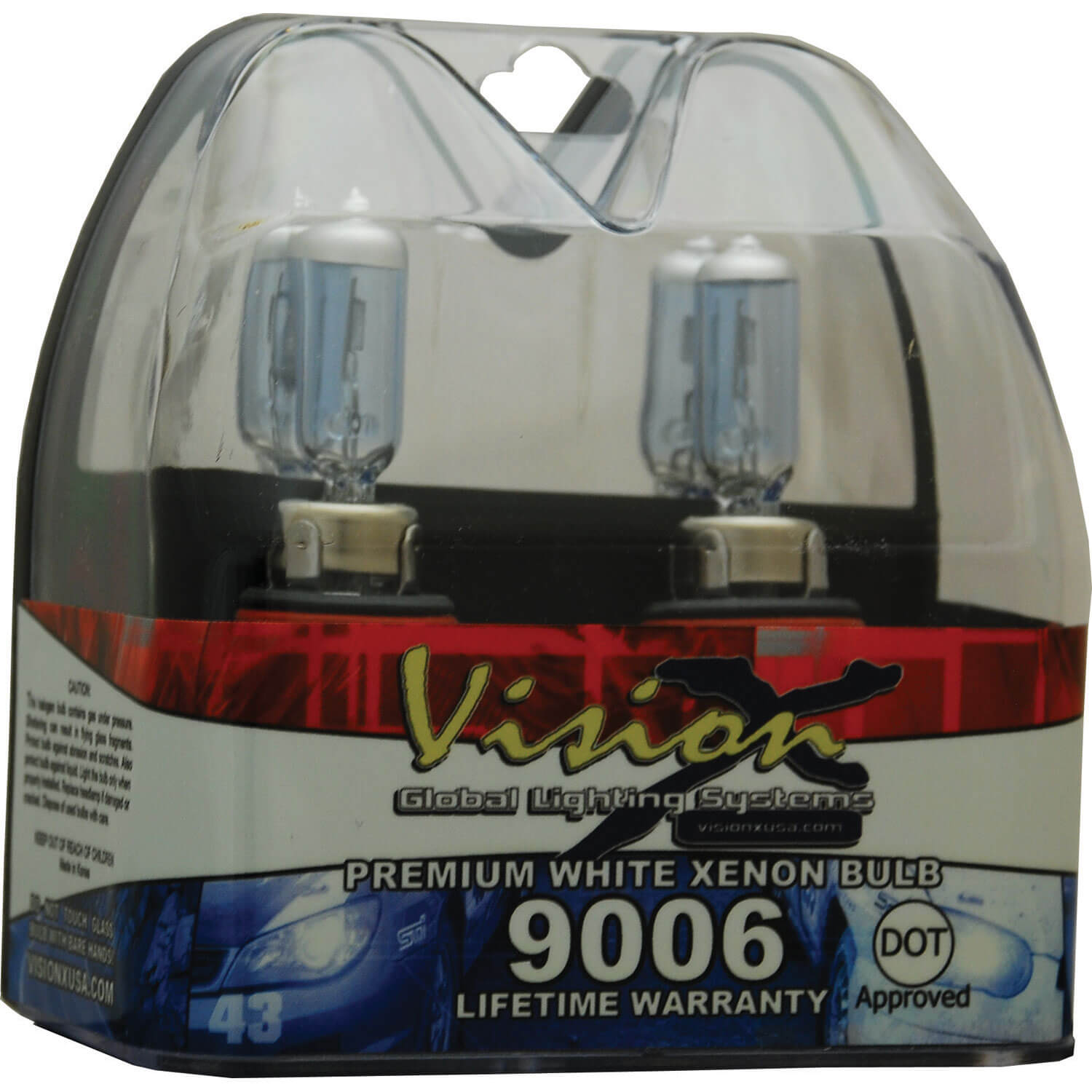 Super White Bulb Set 9007 Hi/Lo 55/65 Watt