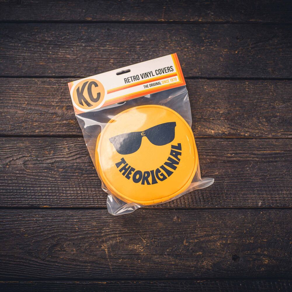 Cover; Retro 6" Vinyl Yellow w/ "THE ORIGINAL" Smiley Sunglasses (pr) - # 5205