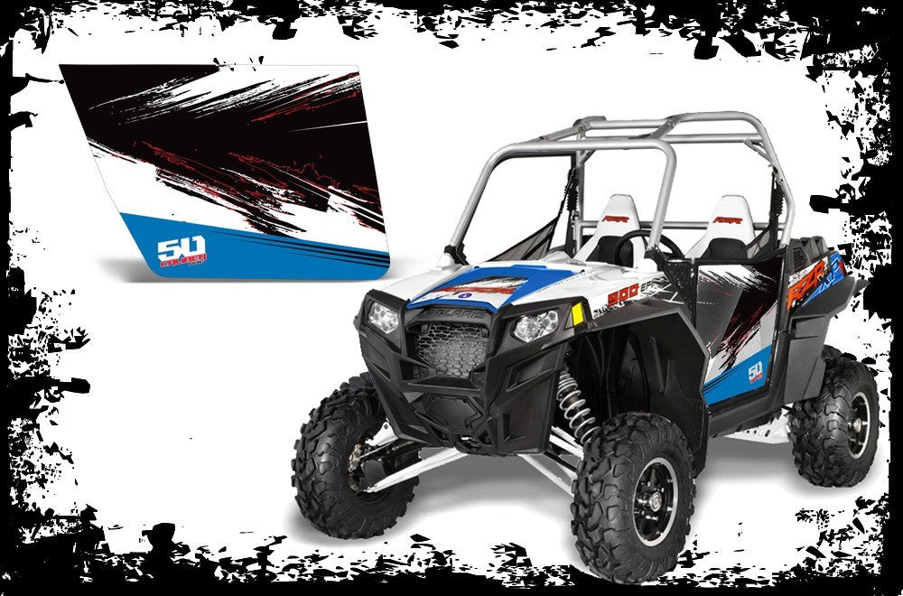 RZR Voodoo Blue sticker kit