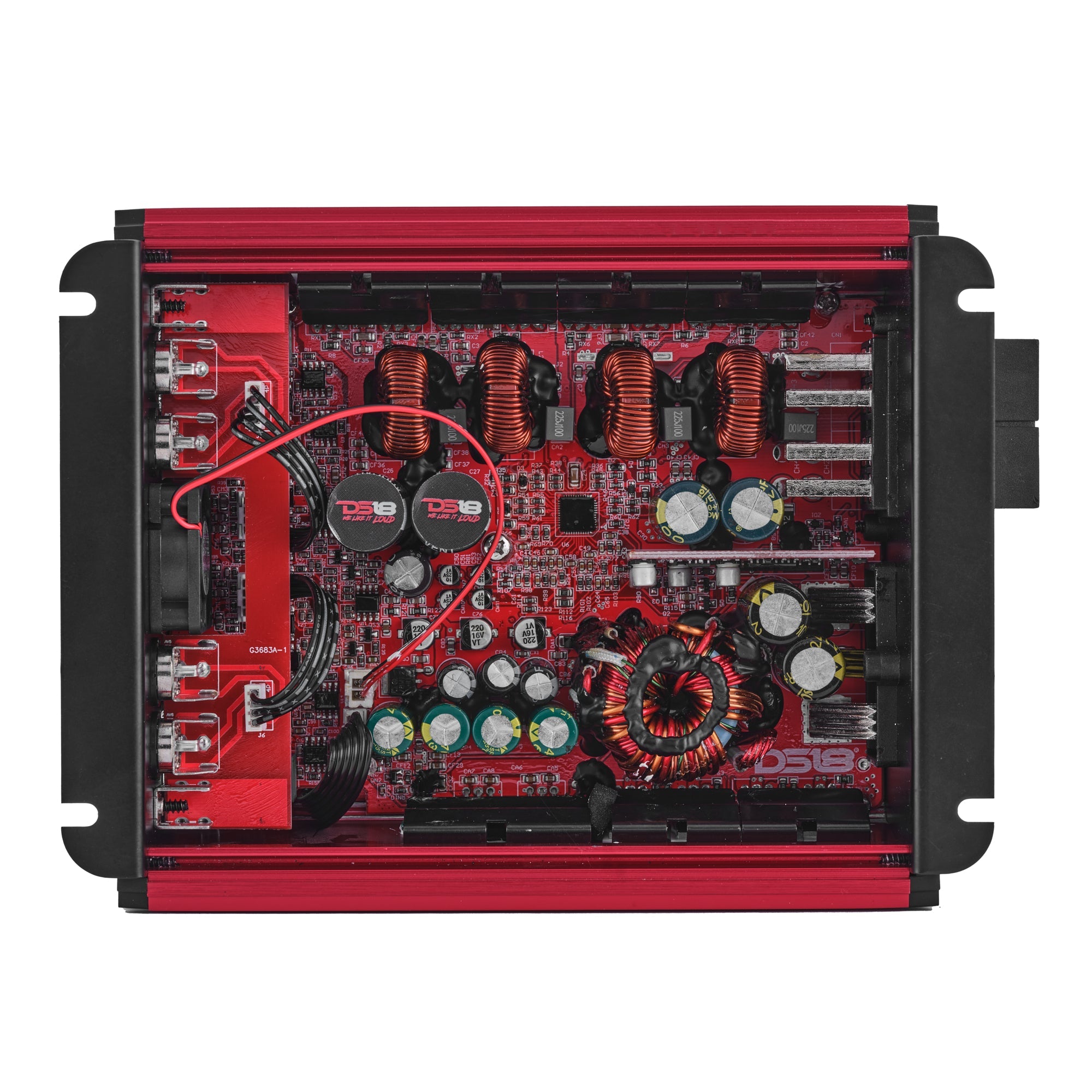 FRP Compact 4-Channel Full-Range Class-D Amplifier | 1200W RMS