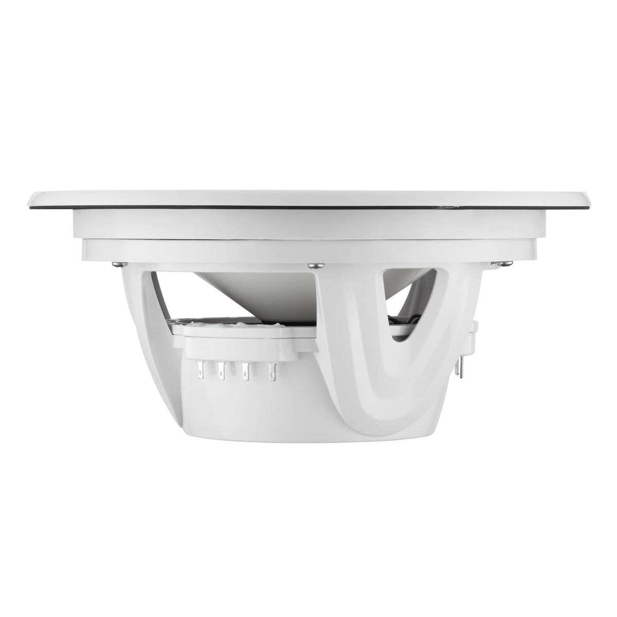 Luxury 8” 2-Way Marine Coaxial Speaker with Digital LED Lights and Flush Magnetic Mount Grille | 175W RMS 4-Ohm