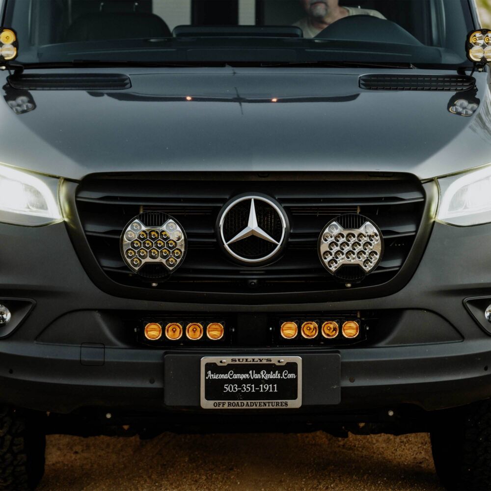 Light Bar - Bumper Mount - Dual FLEX ERA® Light Bar Bracket - 2019+ Mercedes Sprinter Van - # 73446