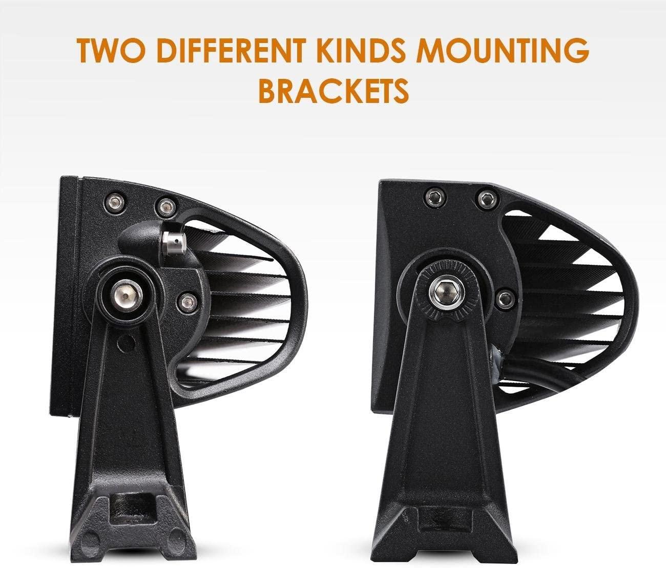 22 Inch-52 Inch 5D Series Straight/Curved Combo Beam Double Row LED Light Bar for Ford Bronco