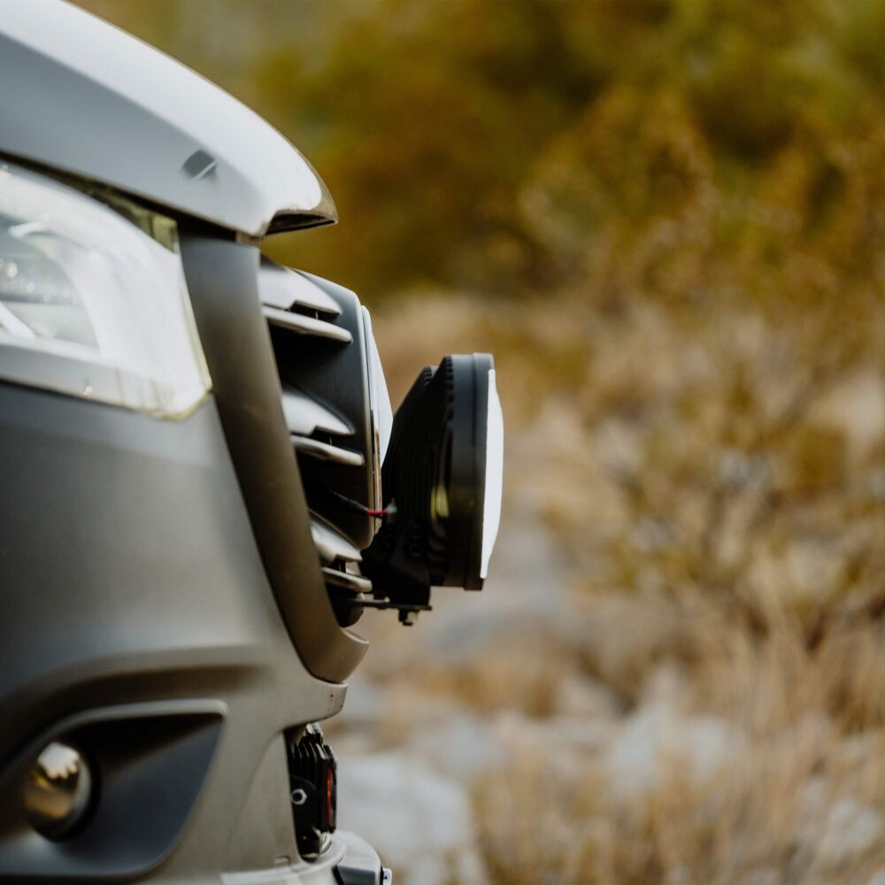 Bracket Set - Grill Mount Light Brackets - 2019-2022 Mercedes Sprinter Van - # 73442