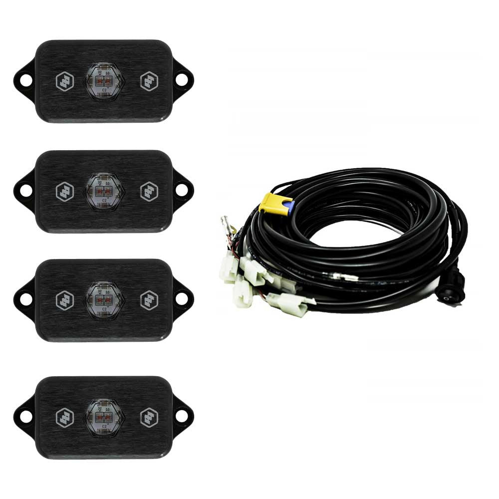 Rock Light Kit Universal Red Baja Designs