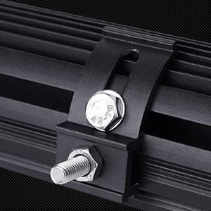 4 inch Classic-SM Series Dual Row LED Pod Lights Flood Beam & A-Pillar Mounting Bracket for 2016-2021 Yamaha YXZ 1000R models