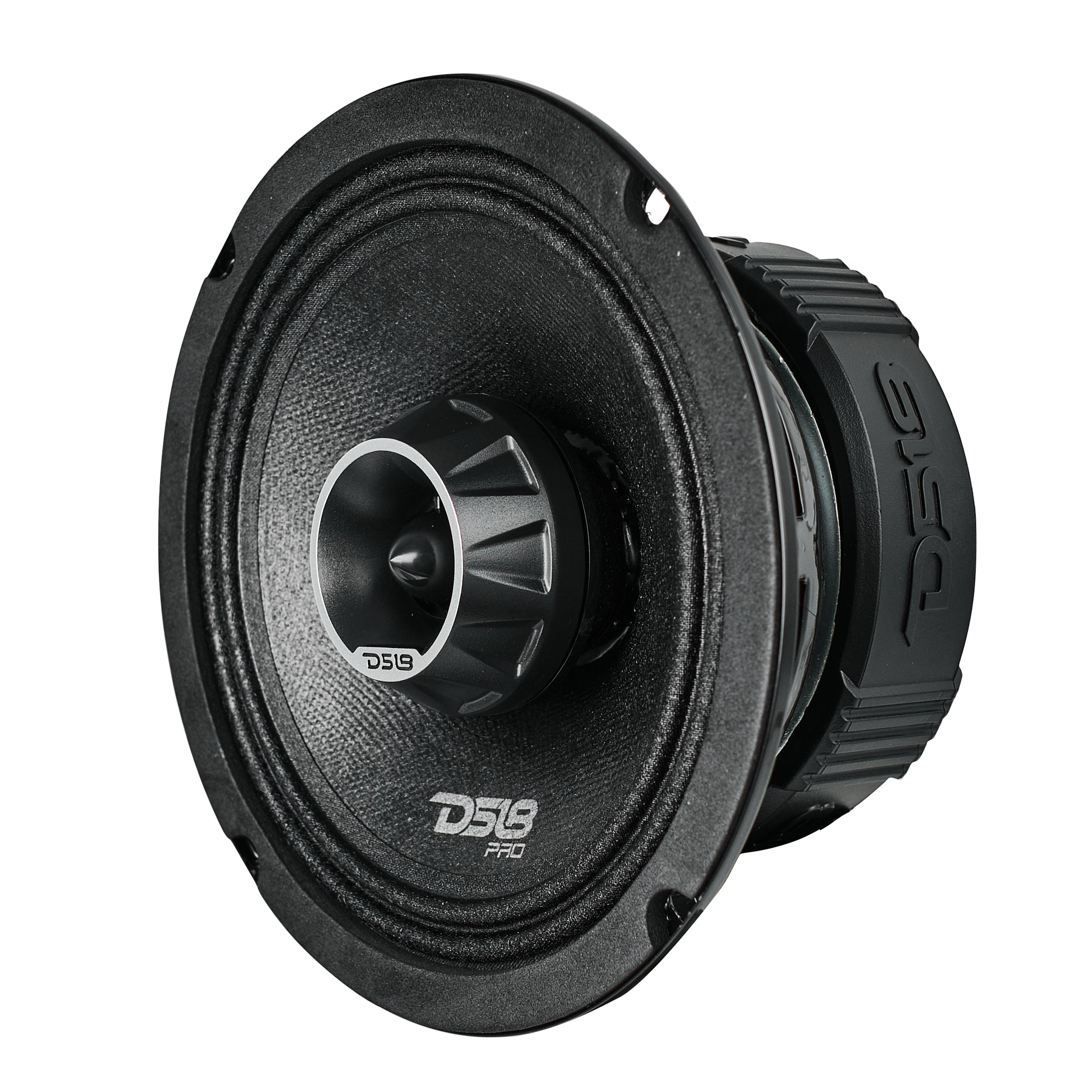 PRO-ZT 6.5" Coaxial Mid-Range Loudspeaker with Water-Resistant Cone Built-in Bullet Tweeter and Grill | 225W RMS 4-Ohm
