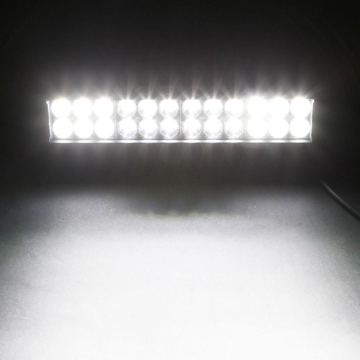12 inch Classic-SM Series Dual Row LED Light Bar 6000K White Combo