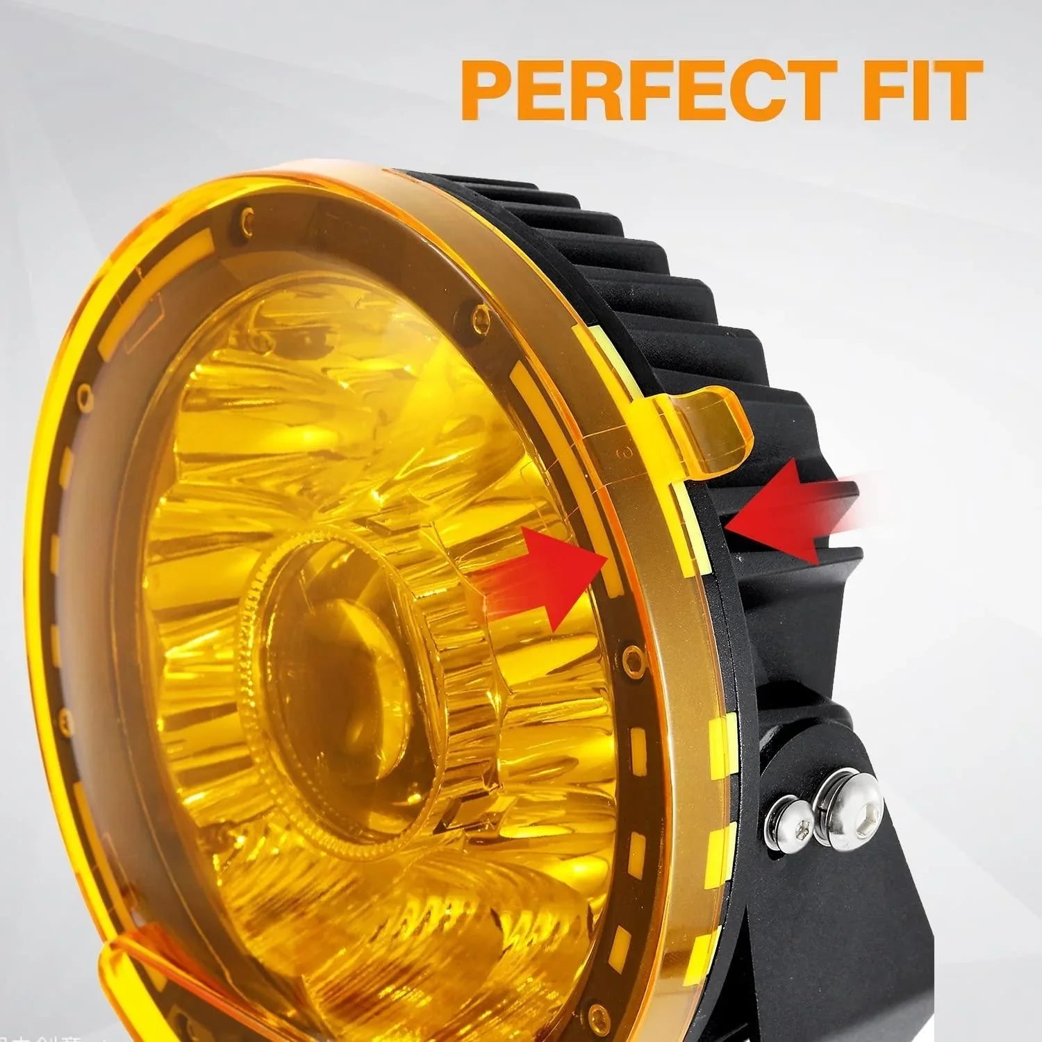 360 PRO/RAY-L Series 7/9 Inch LED Driving Lights Amber Cover Light Shield Cover