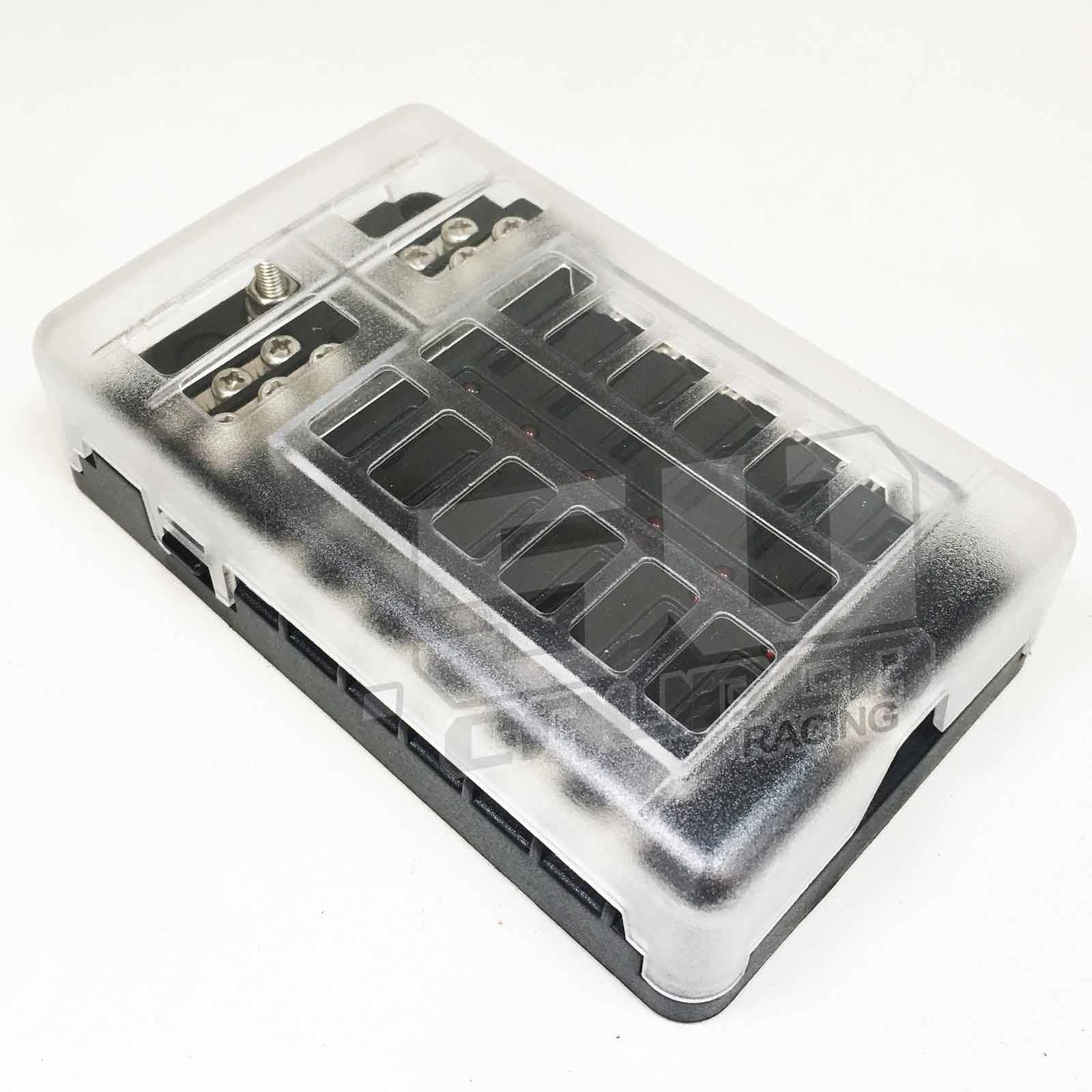 12 Way Standard LED Circuit Screw Fuse Block