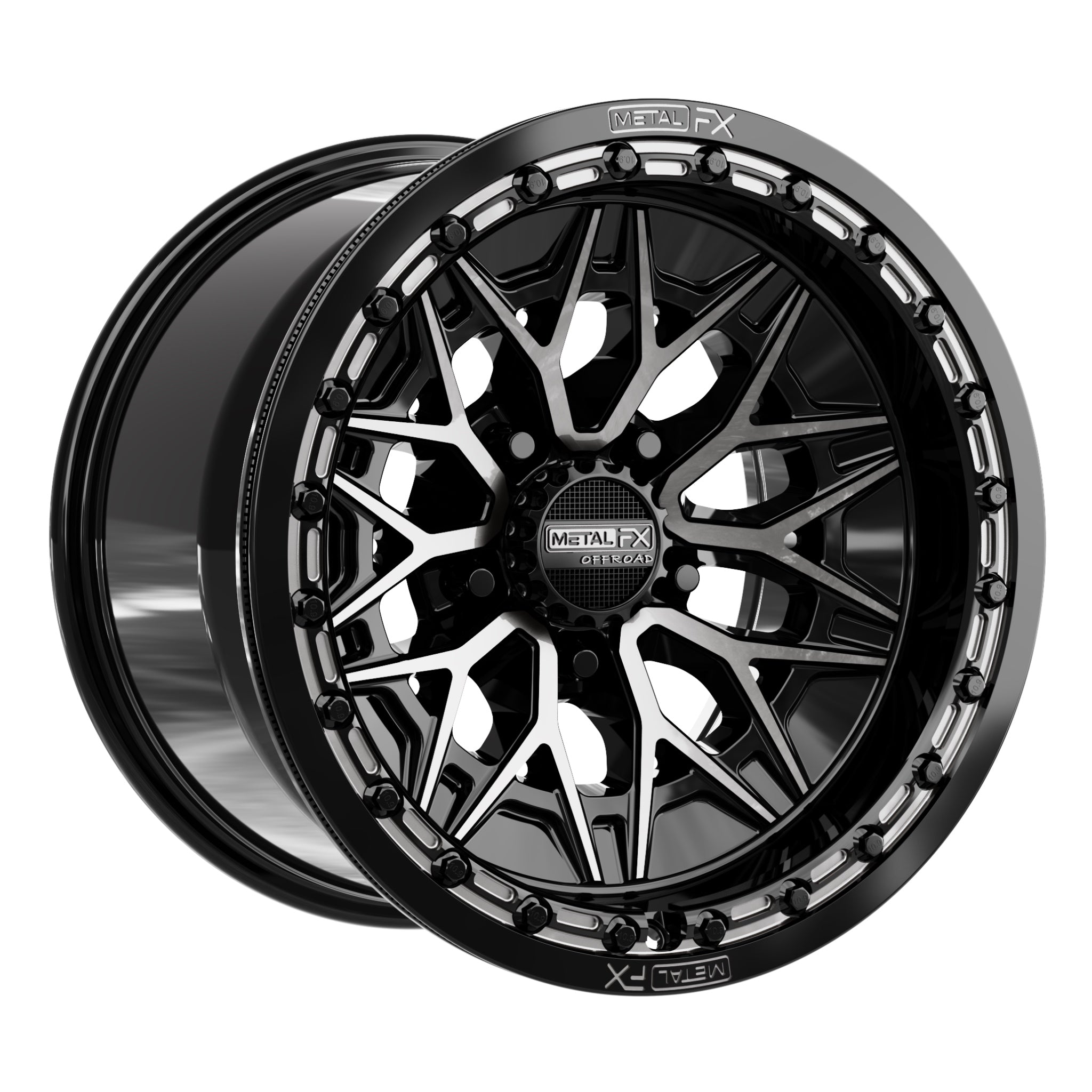 Alpha R Beadlock | Gloss Black DDT Face