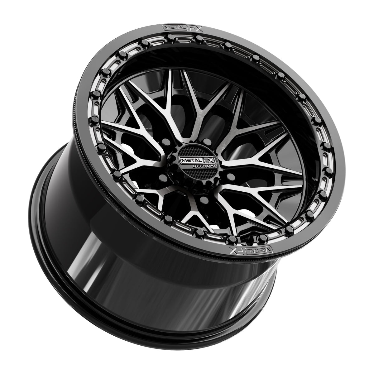 Alpha R Beadlock | Gloss Black DDT Face