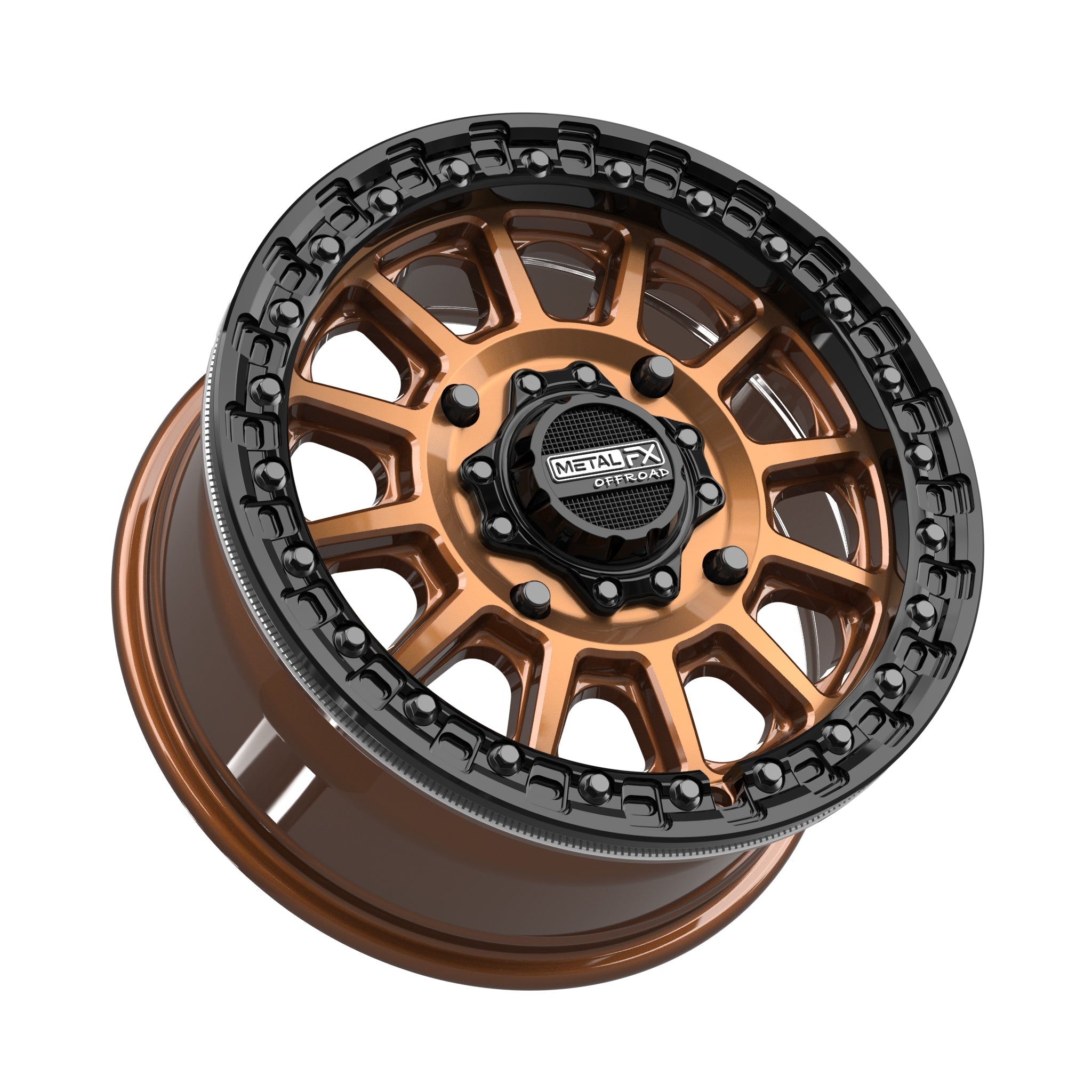 Rampage Beadlock | Smoked Bronze w/ Gloss Black Ring