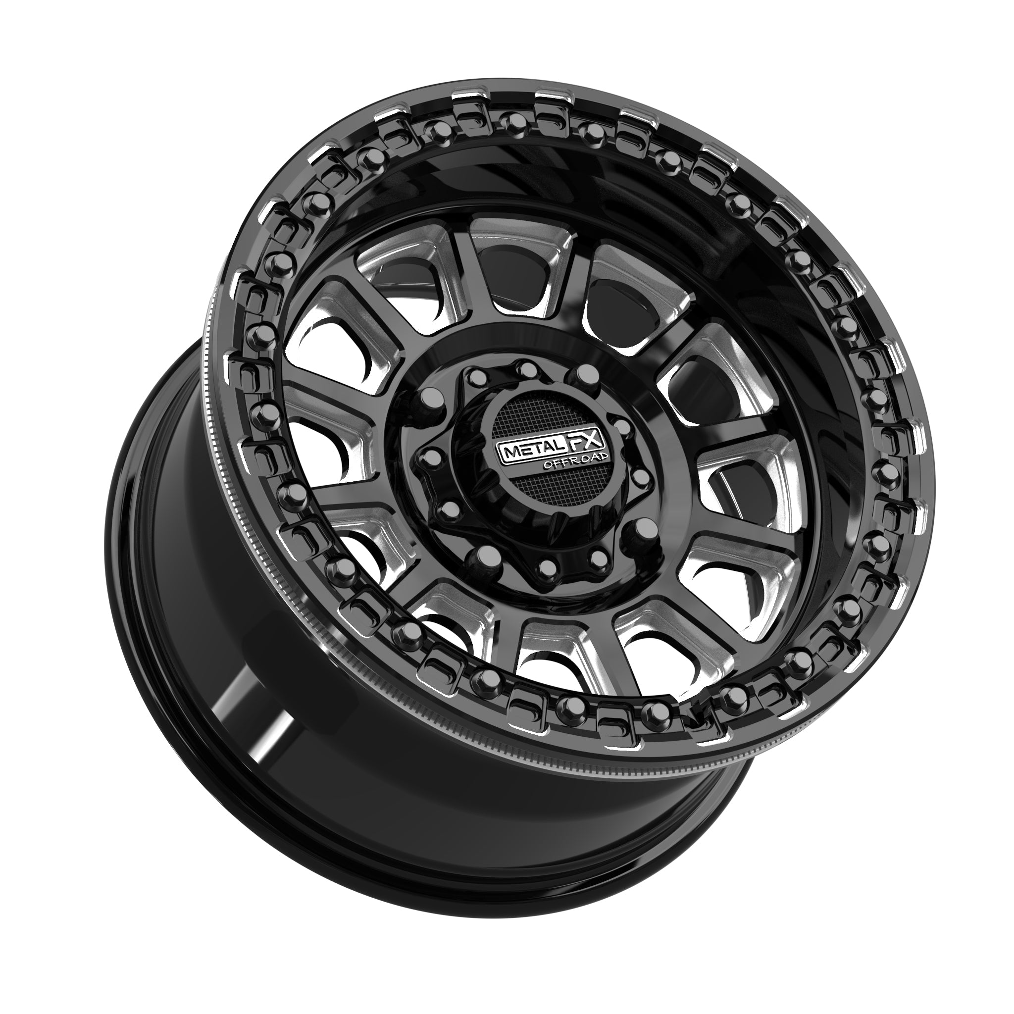 Rampage Beadlock | Gloss Black Contrast Cut