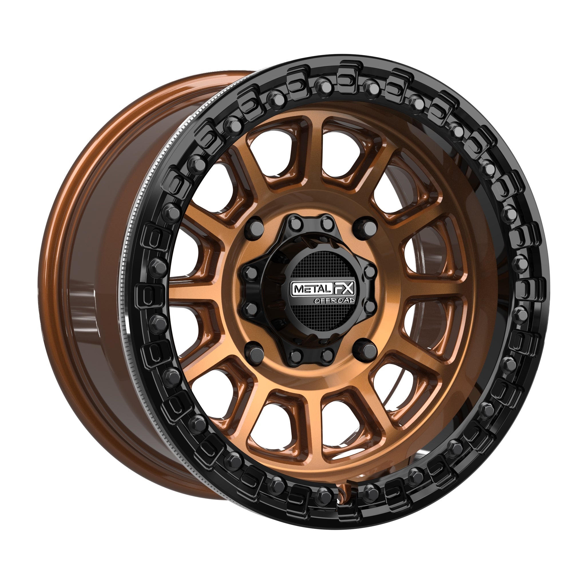 Rampage Beadlock | Smoked Bronze w/ Gloss Black Ring