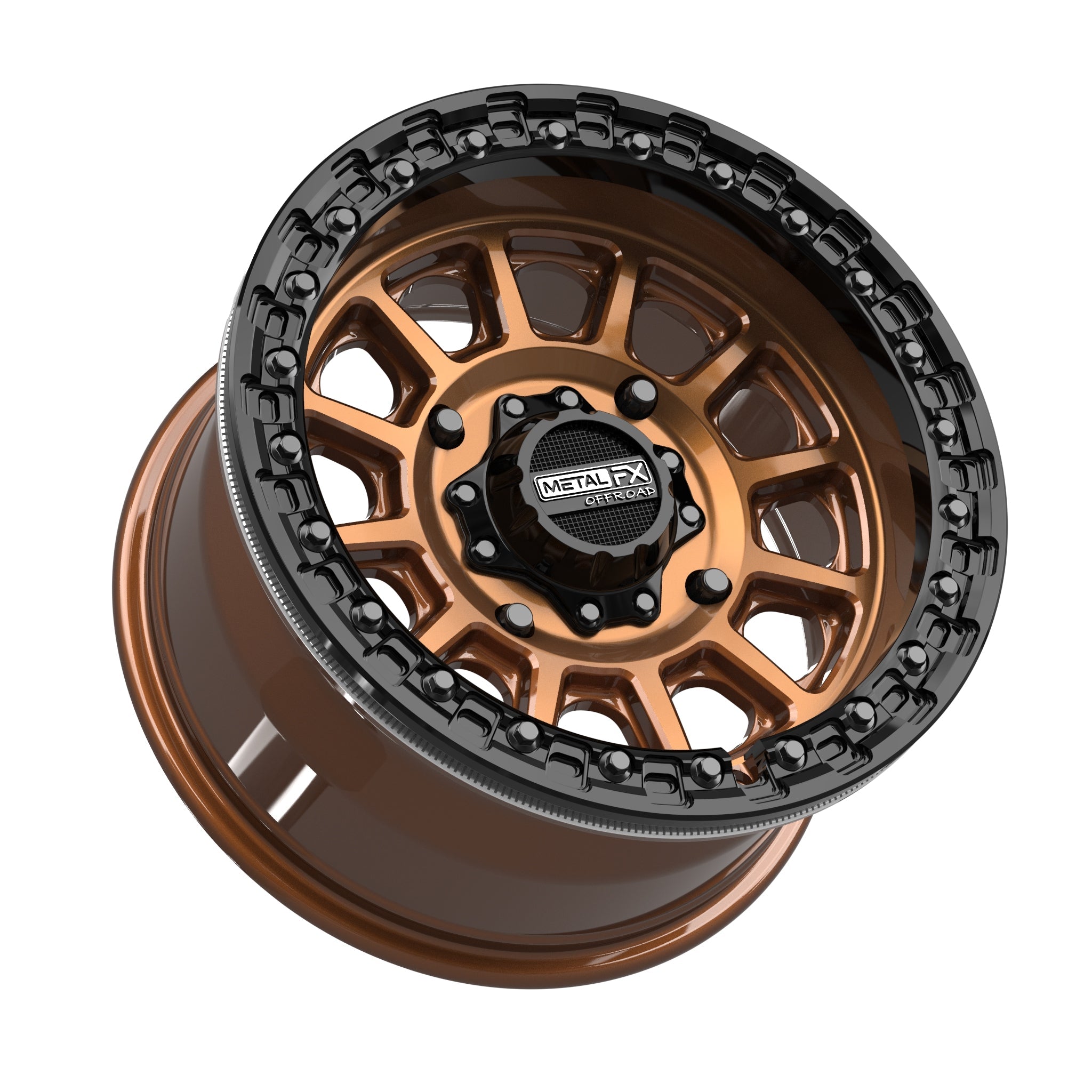 Rampage Beadlock | Smoked Bronze w/ Gloss Black Ring