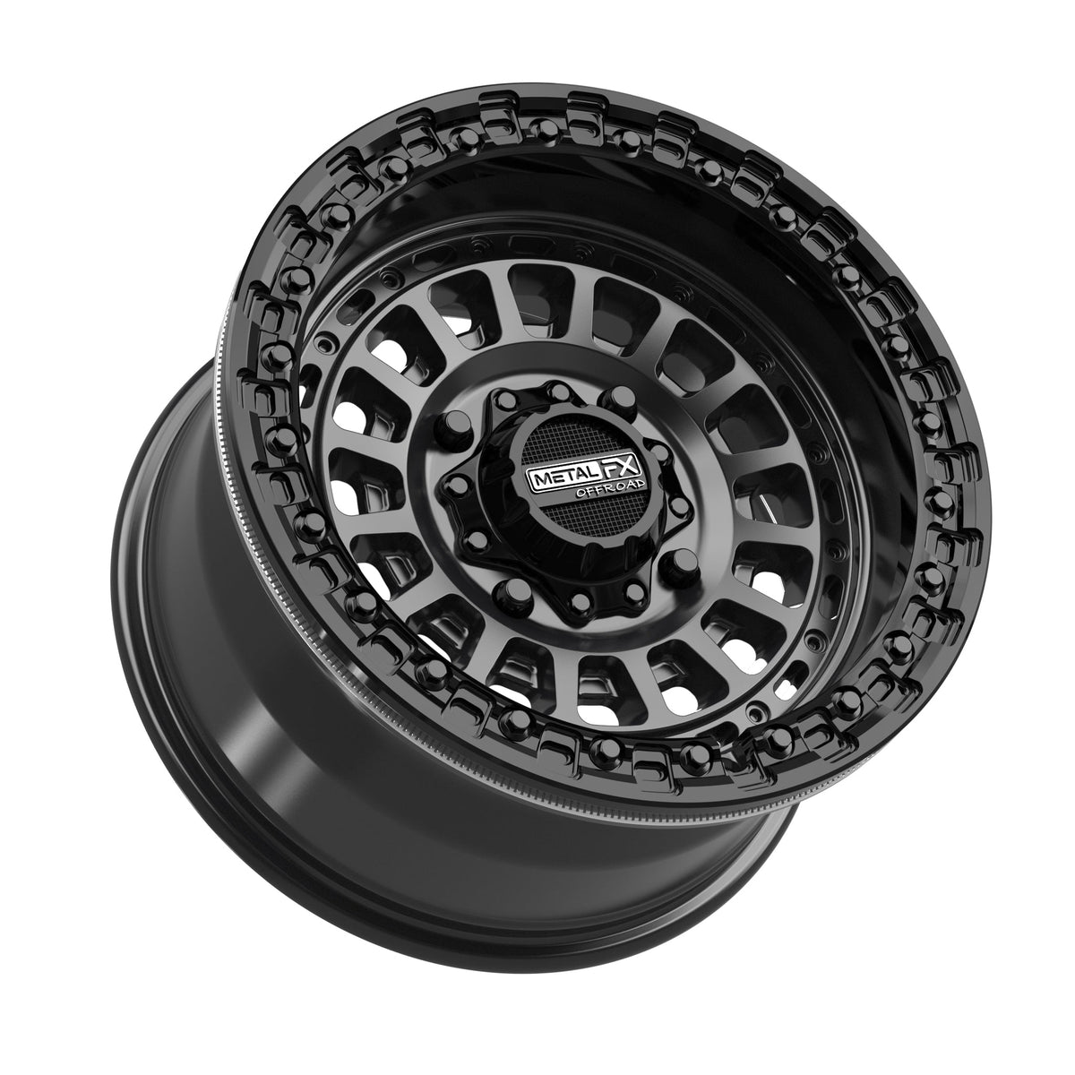 Sicario Beadlock | Satin Black w/ Gloss Black Ring
