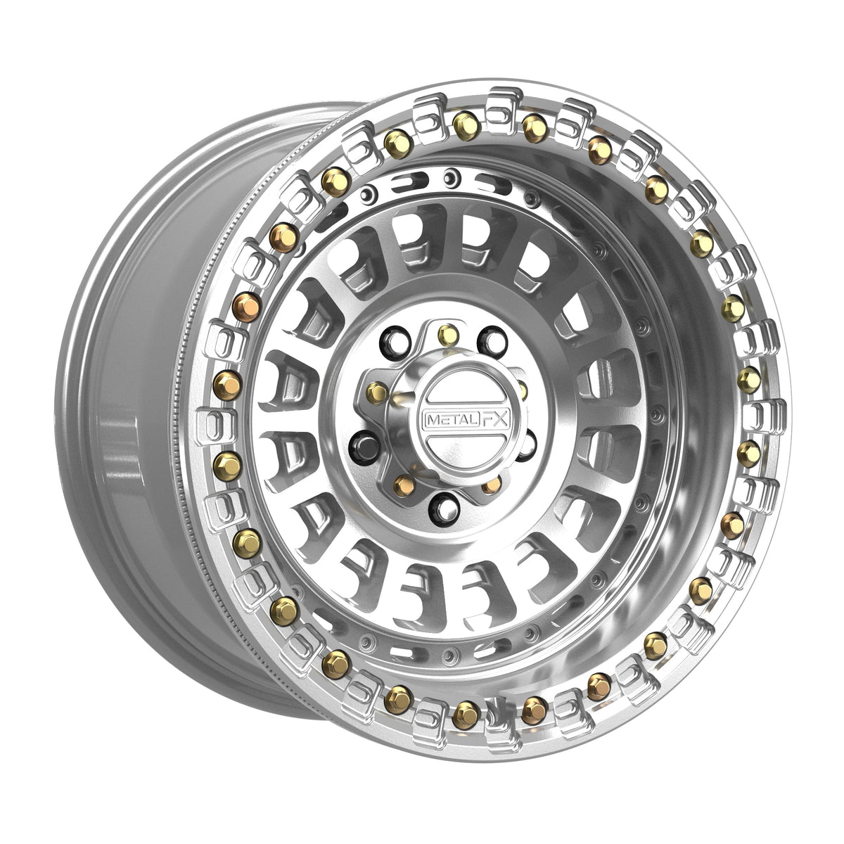 Sicario R Beadlock | Gloss Silver Machined