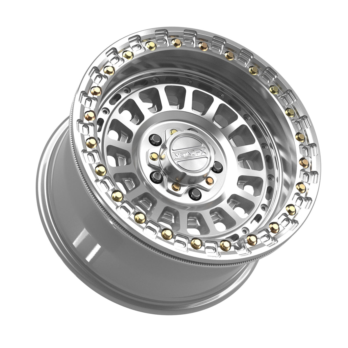 Sicario R Beadlock | Gloss Silver Machined